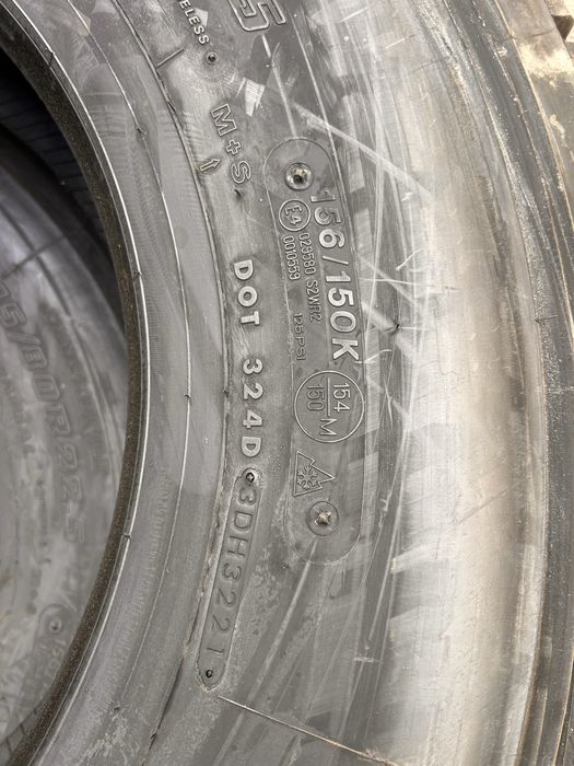 315/80R22.5 Bridgestone M840 przód budowlany