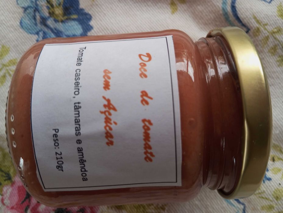 Doce de tomate biológico e sem açucar