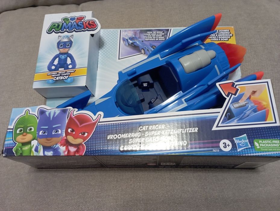 PJ Masks Cat Racer Hasbro Luz e Som + Catboy Novo