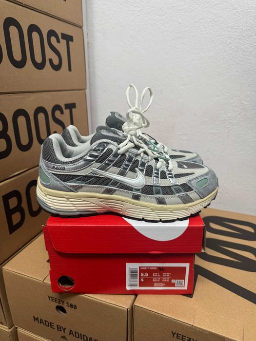 Кроссовки Nike P-6000 Flat Pewter / Найк П-6000 серые 38 39 40 41 42 43