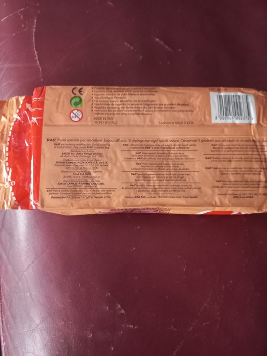 Pasta de Modelar Terracota DAS 1 Kg