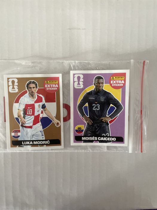 Extra Sticker - Moisés Caicedo e Lukas Modric