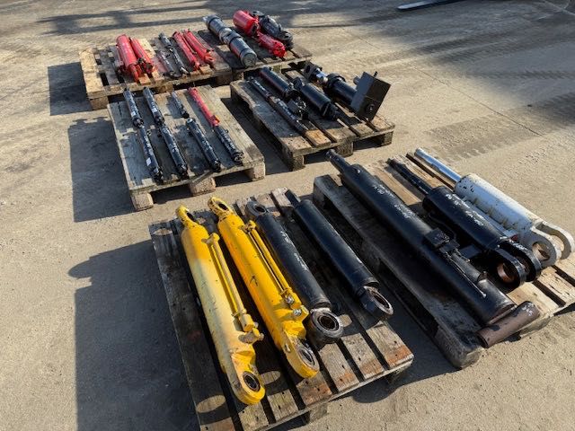 SIŁOWNIK hydrauliczny przemysłowy nowy komplet  palety 6