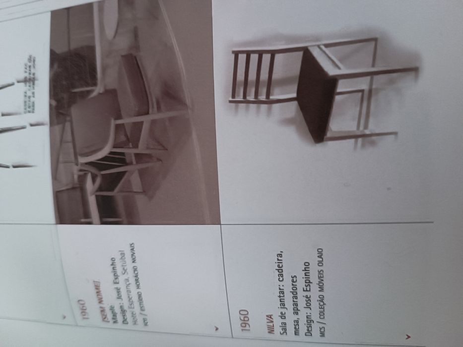 Conjunto de 6 cadeiras Olaio anos 60