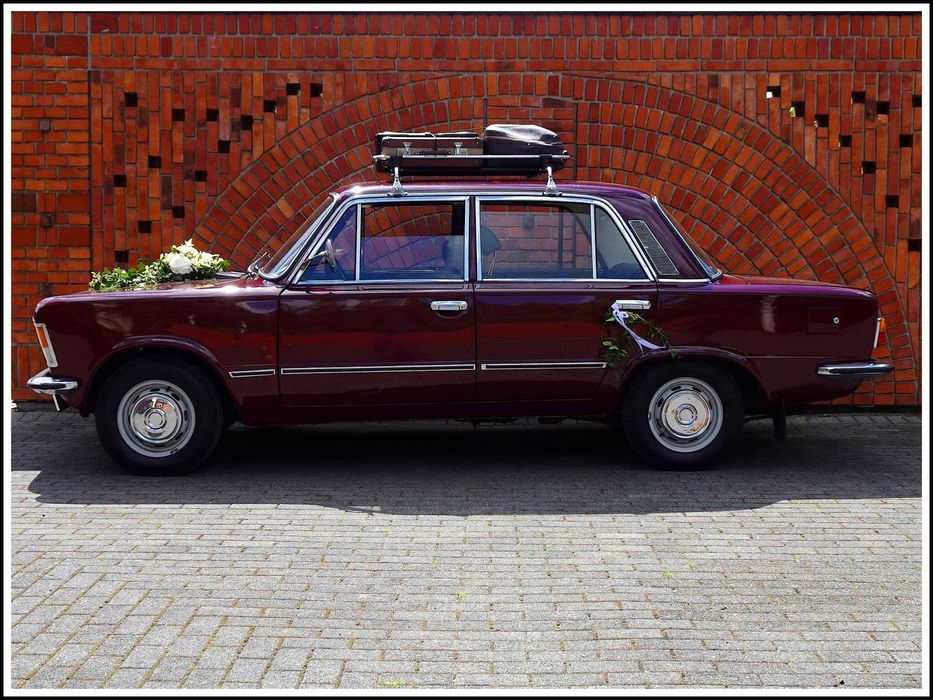 Polski Fiat 125p '77 samochód auto do ślubu, wesele +licencja +FV BOHO