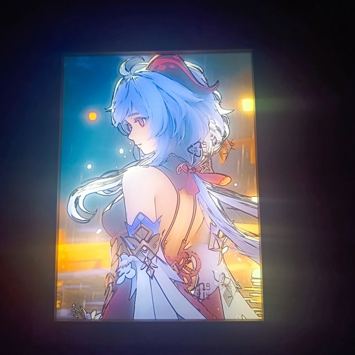 Живі картини зі зміною освітлення по геншину (Genshin Impact) 17*23 см