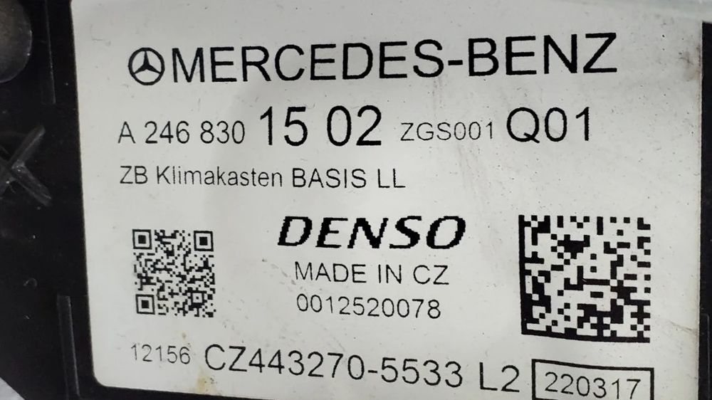Chauffage / sofagem completa MERCEDES-BENZ Classe A (W176)