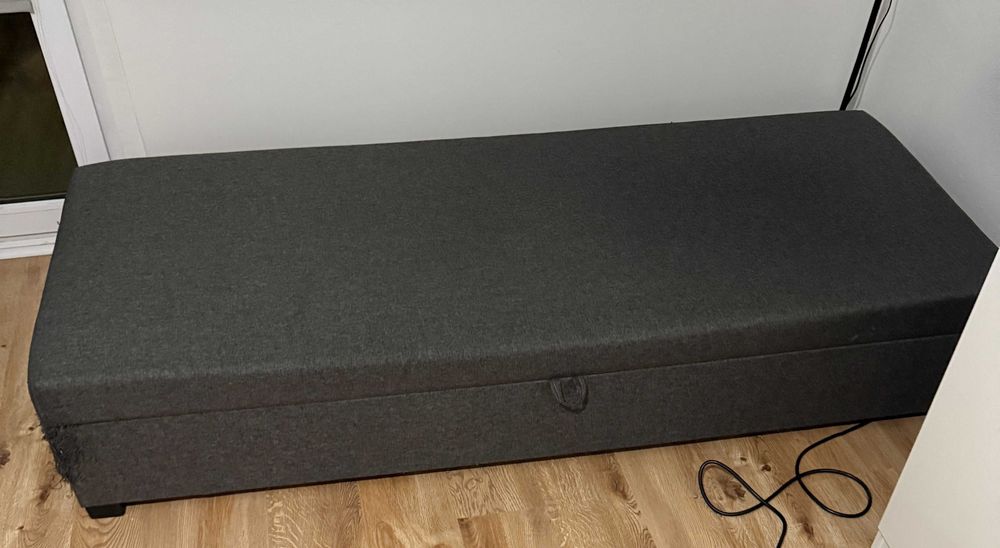 Łóżko pojedyncze tapicerowane tapczan 80x200 cm