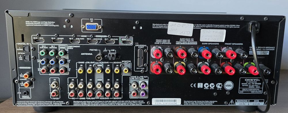 Onkyo TX-SR608 amplituner 7.2-kanałowy