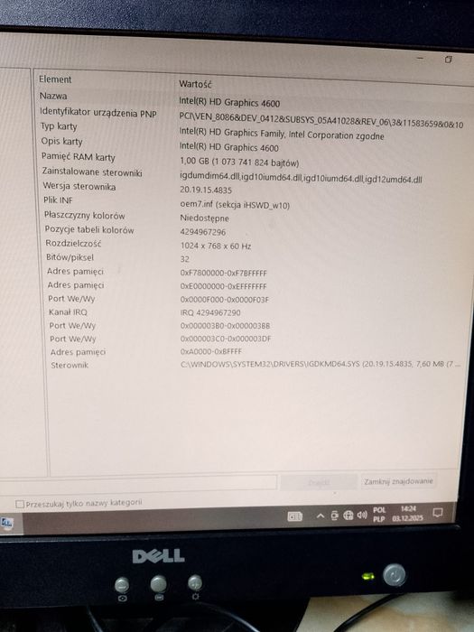 DELL optiplex 9020 - intel core I7-4790