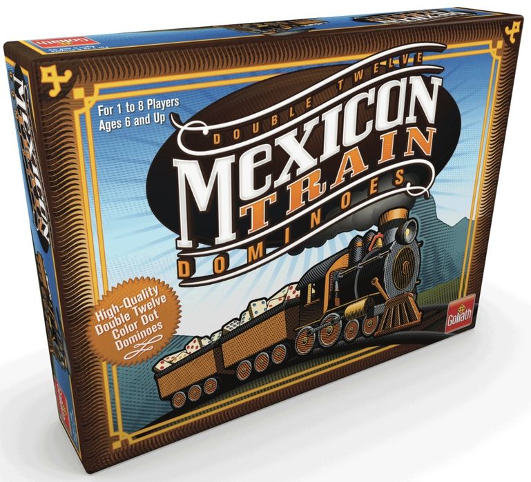 DOMINO Gra planszowa Goliath Games Mexican Train ZABAWKA Gra strategiczna