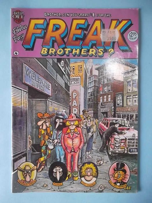 FREAK BROTHERS Gilbert Shelton 6 comics vintage