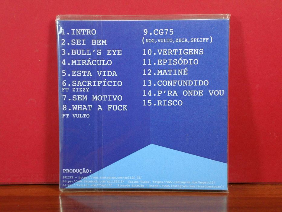 Spliff - Risco / CD / Novo - Selado / Hip Hop Tuga