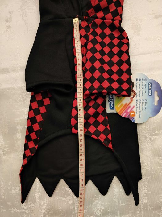 Roupa para Cão Estilo Joker – Preta e Vermelha - L - novo