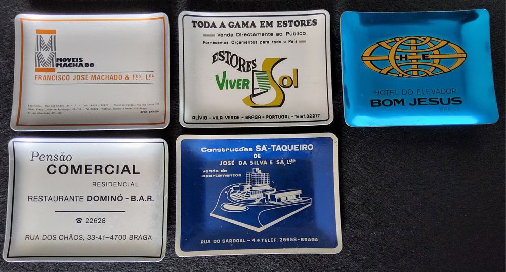 Colecionismo- Cinzeiros publicitários 3