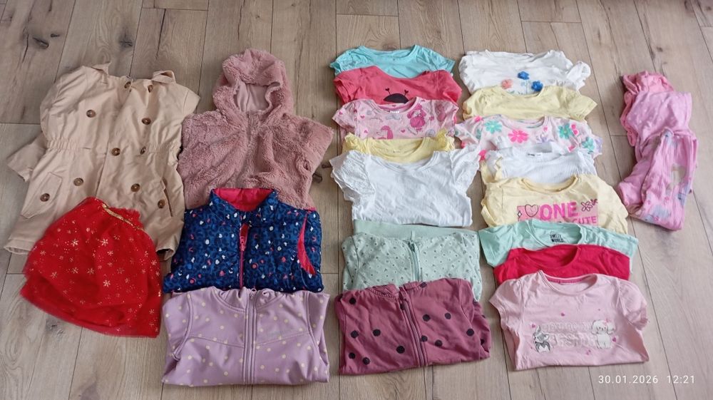 Ubrania dla dziewczynki 110/116