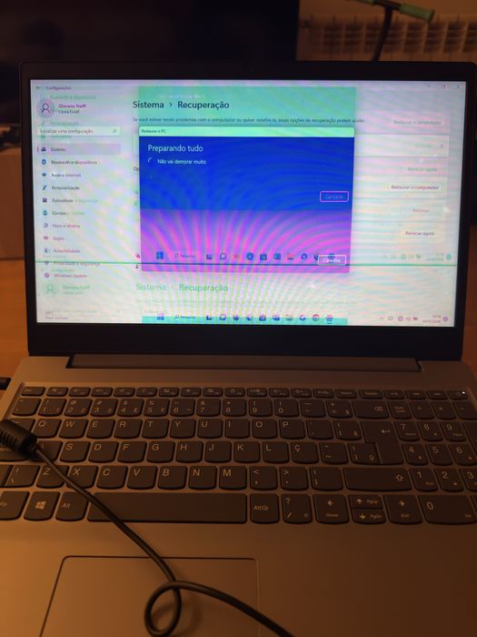 Notebook esta a funcionar ler a descrição