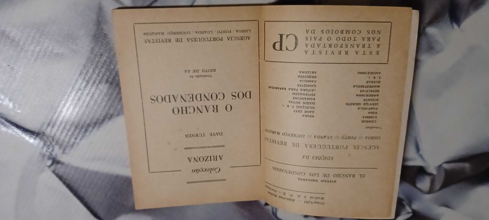 Livro _O Rancho dos Condenados_ de Dave Turner