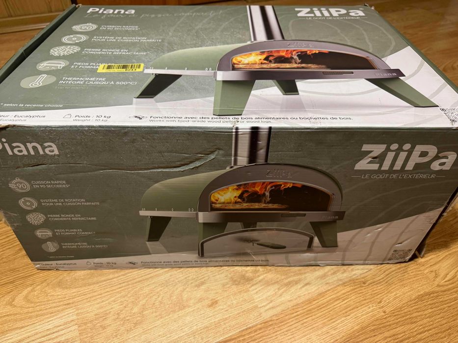Nowoczesny piec gazowy do domowej pizzy ZiiPa Piana, idealny prezent