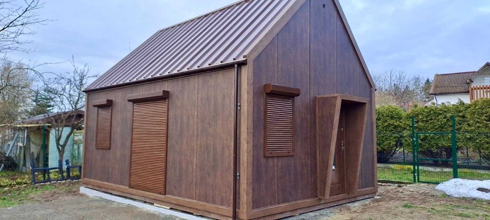 Domek letniskowy/całoroczny 7x5 (35m2) - wyposażony