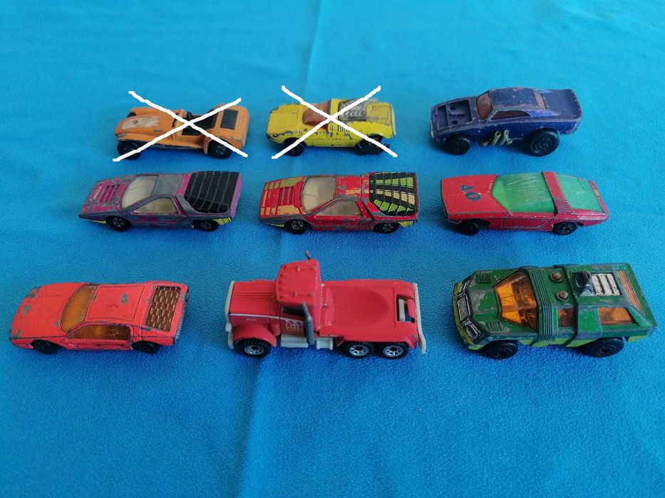 Carrinhos Matchbox anos 70 e 80