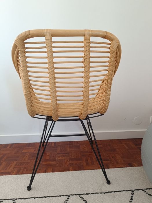 Cadeira em rattan