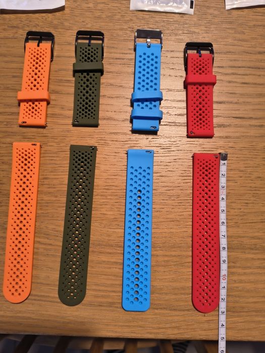 Pasek do zegarka smartwatch 22 mm 4 sztuki