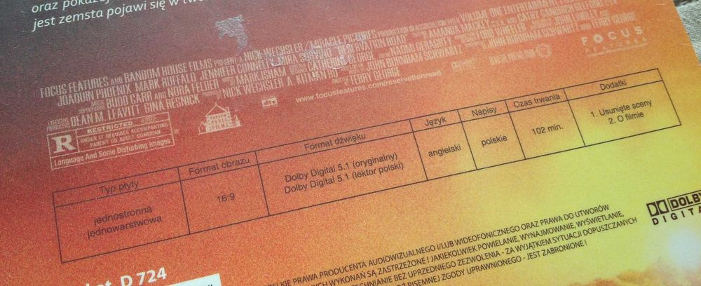 Droga do przebaczenia DVD nowe w folii