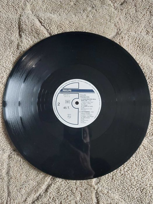 Vinyl Claude François "J'attendrais "