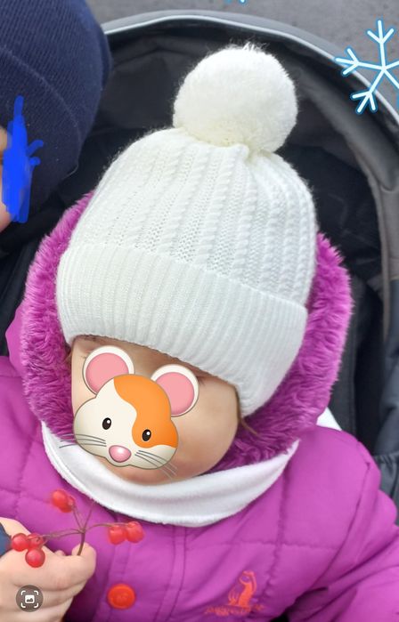 Шапка шапочка для дівчинки хлопчика