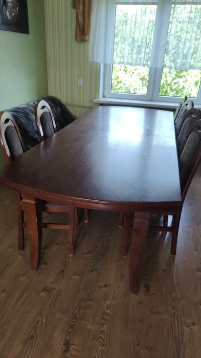 Stół stary długi drewniany