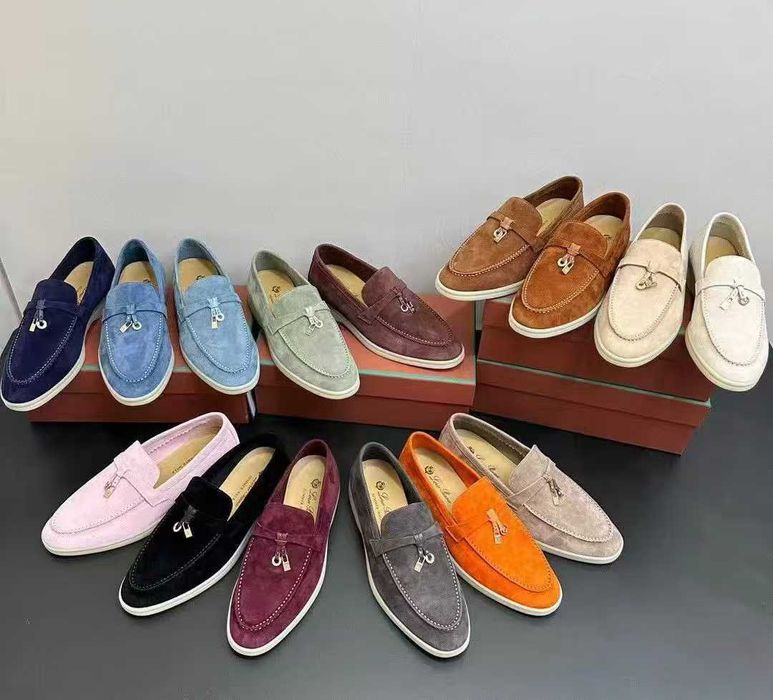 Loro Piana Buty, mokasyny, tenisówki, snikersy, loafers, Skóra naturalna