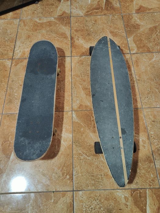 Skate longboard e outro de oferta