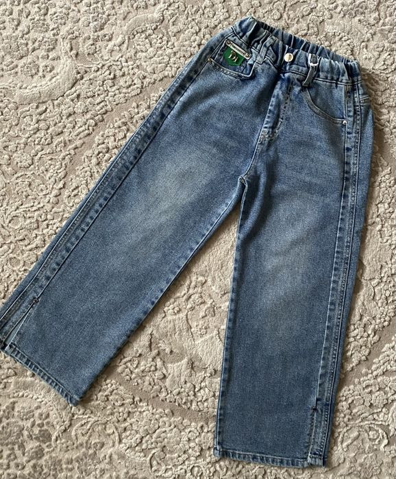 Демісезонні джинси на дівчинку/девочку палаццо 146-170