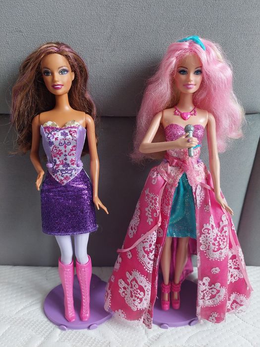 Zestaw lalek Barbie księżniczka śpiewająca piosenkarka