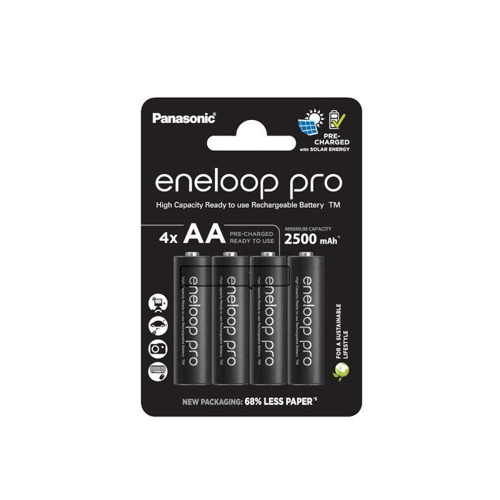 Panasonic eneloop PRO AA 2500mAh 4 szt akumulatorki