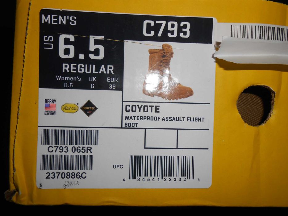 Військові черевики Belleville C793 Waterproof Assault Flight Boot