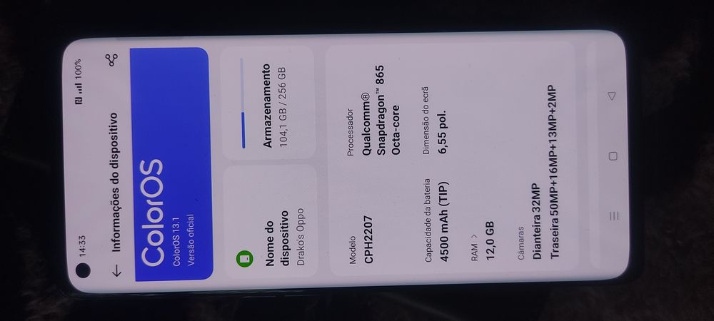 Oppo find X3 Neo 12gb