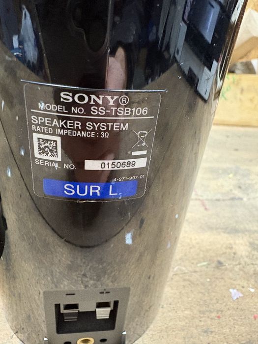 Kolumny glosniki sony ss-tab106