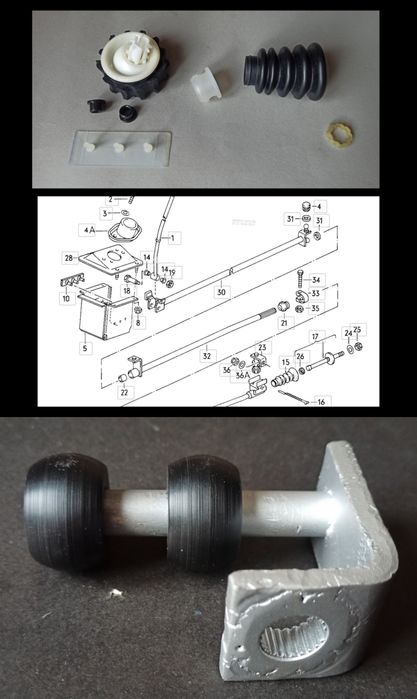 Кулиса Ремкомплект  VW Т2 T3 Transporter 1979-1992 запчастини