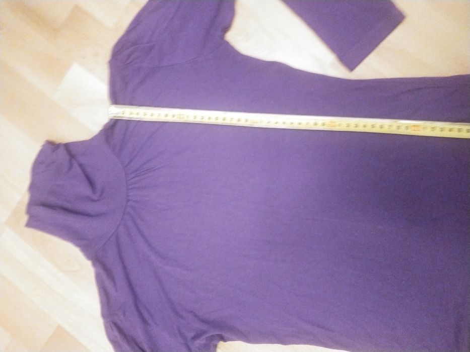 cienki golf fioletowy S/M