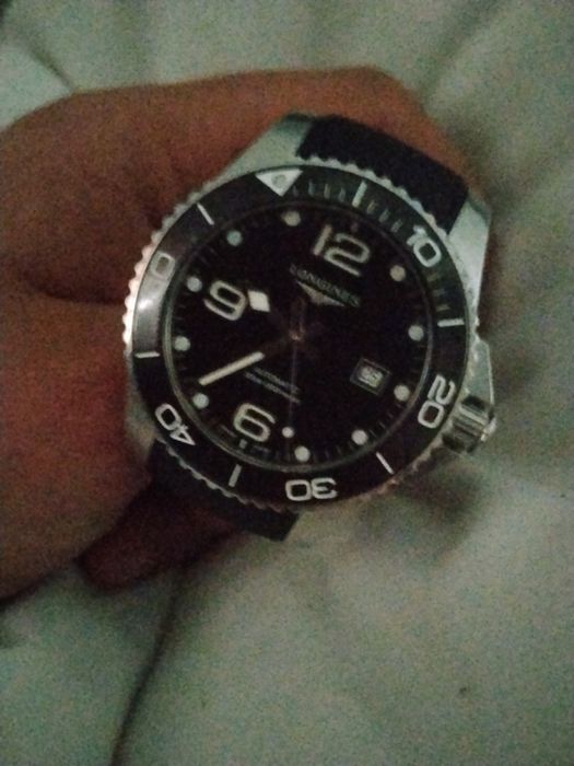 Szwajcarski Zegarek automatyczny Longines HydroConquest Ceramic All-Bl