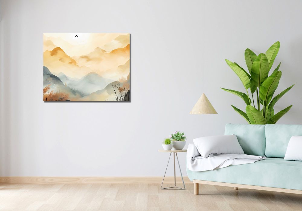 Obraz 90x70cm Zorza Świtania