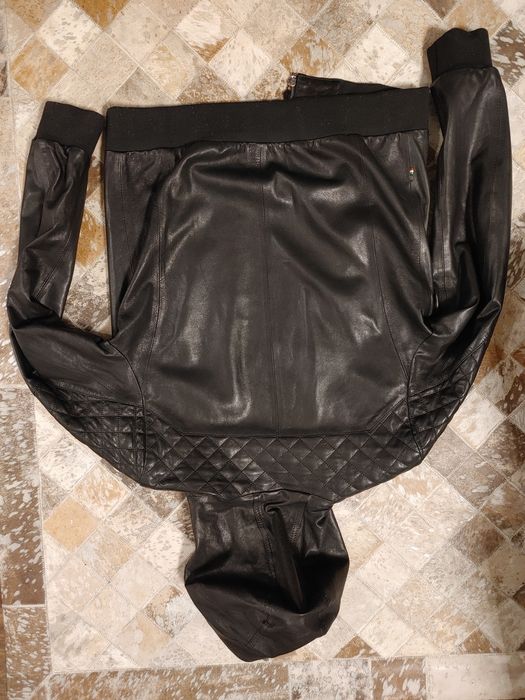 Philipp Plein Kurtka skórzana skóra Nowa