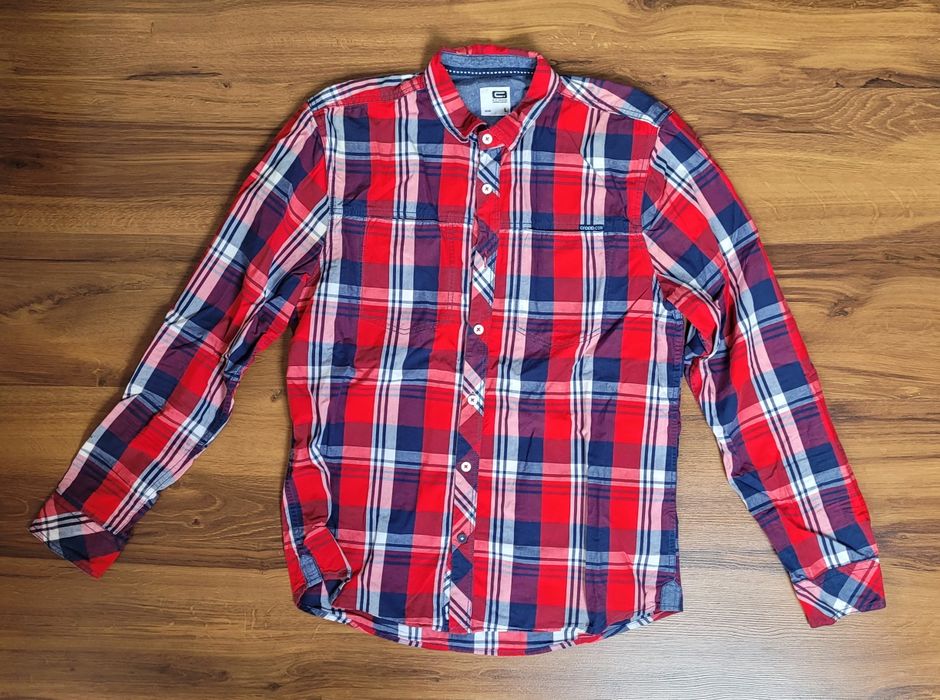 Koszula Croop * rozm. L * na codzień, z długim rękawem, w kratę