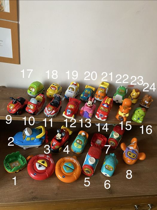 Машинки vtech, поїзди,скутери,тварини