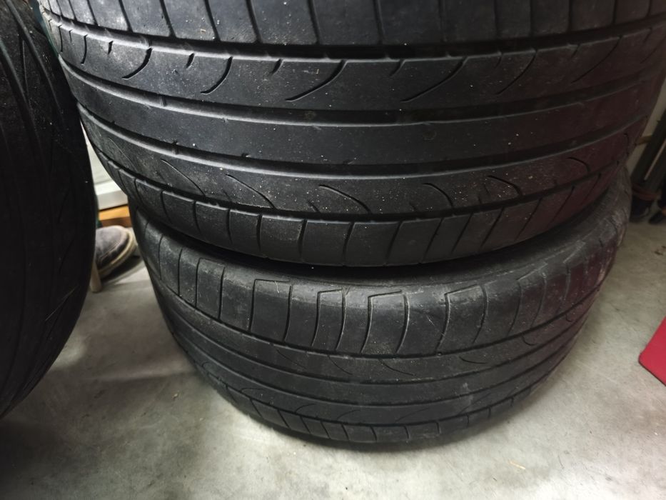 4 Jantes Originais BMW M3 style 68 E46 + 4 pneus Bridgestone Potenza