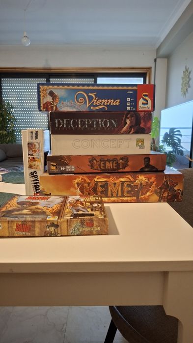 Jogo de Tabuleiro - Mysterium park, Spyfall 2, Kemet e outros