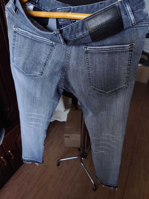 Джинсы лето Dsquared2 jeans Italy W32 stretch grey.