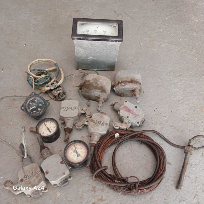 Ремфонд: концевые выключатели, манометры, датчики. Б/В